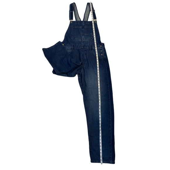 Free People NWT We The Free Ziggy Denim Overalls Size M Short Version - Picture 13 of 15